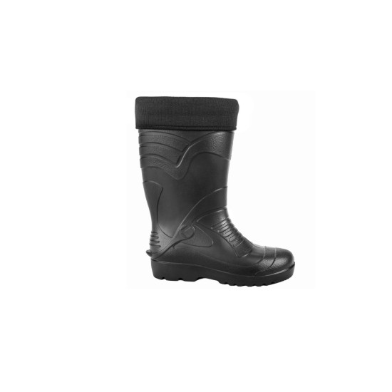 CIZME EVA INALTE CU SOSETA BARBATI WELLINGTONS NEGRU # 064