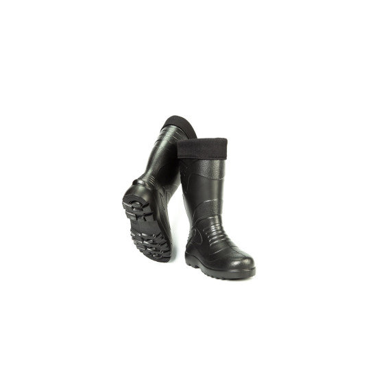 CIZME EVA INALTE CU SOSETA BARBATI WELLINGTONS NEGRU # 064