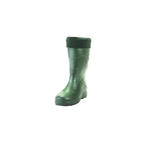 CIZME EVA INALTE CU SOSETA BARBATI WELLINGTONS VERDE # 064