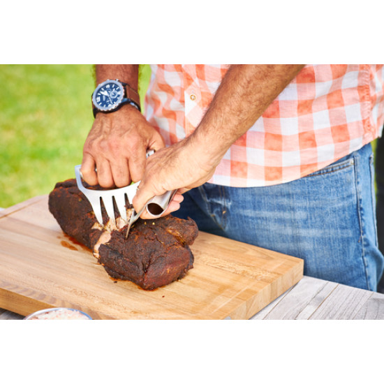 SET 2 GHEARE PENTRU PULLED PORK INOX ROSLE # 25237