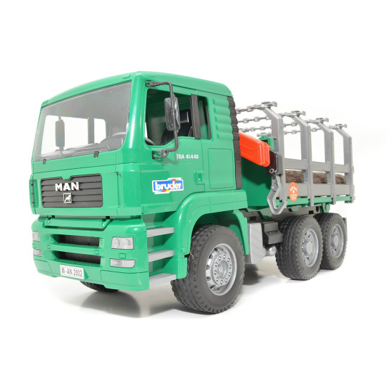 CAMION FORESTIER MAN CU MACARA DE INCARCARE BRUDER # 02769