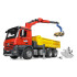 Jucarie Bruder, camion Mercedes Benz Arocs cu macara, 1:16, 545x185x270 mm