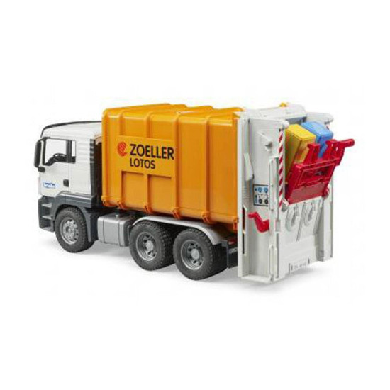 Jucarie Bruder, camion Man Tgs cu containere si incarcator pe spate, 1:16, 508x185x216 mm # 03762