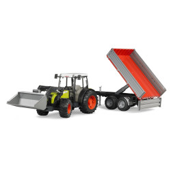 TRACTOR CLAAS NECTIS 267 CU INCARCATOR FRONTAL SI REMORCA BRUDER # 02112