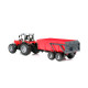 TRACTOR MASSEY FERGUSON 7480 CU REMORCA BASCULABILA BRUDER # 02045