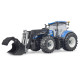Jucarie Bruder, tractor New Holland T7.315 cu incarcator frontal, 1:16, 460x175x205 mm # 03121