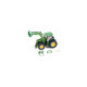 Jucarie Siku tractor John Deere 7310R, cu incarcator frontal si aplicatie pentru control cu Bluetooth 1:32, 220x90x130 mm # 6792