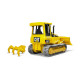 Jucarie Bruder, buldozer cu lant Caterpillar, 1:16, 303x146x158 mm # 02443