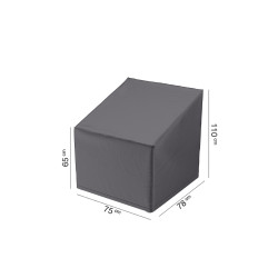 Husa de protectie pentru fotoliu de gradina AeroCover, 75X78X65/110 cm # 7966