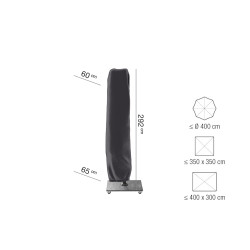 Husa de protectie pentru umbrela terasa si gradina AeroCover, 292X60/65 cm # 7978