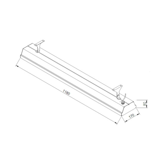 Incalzitor de terasa Max Heatstrip, electric, de perete, putere 3600W # # Thx3600Eu Incalzitor de terasa Max Heatstrip, electric, de perete, putere 3600W # # Thx3600Eu